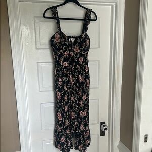 BOG Collective Floral Black Dress